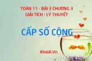 Cấp số cộng là gì? Công thức tính tổng cấp số cộng và...